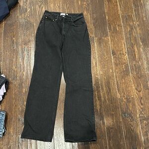 Abercrombie and Fitch, curve love black jeans, size 27 no rips